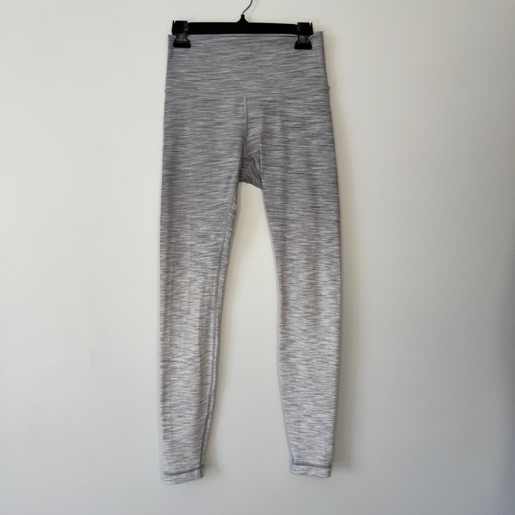 Lululemon Wunder Under Leggings Hi-Rise Tight Ombre Melange Space Dye White Sz 6 - Picture 2 of 13